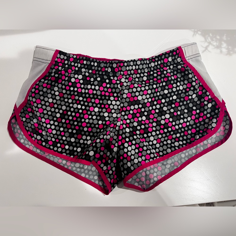 Active wear, size small, has build in underwear, strings in waist band